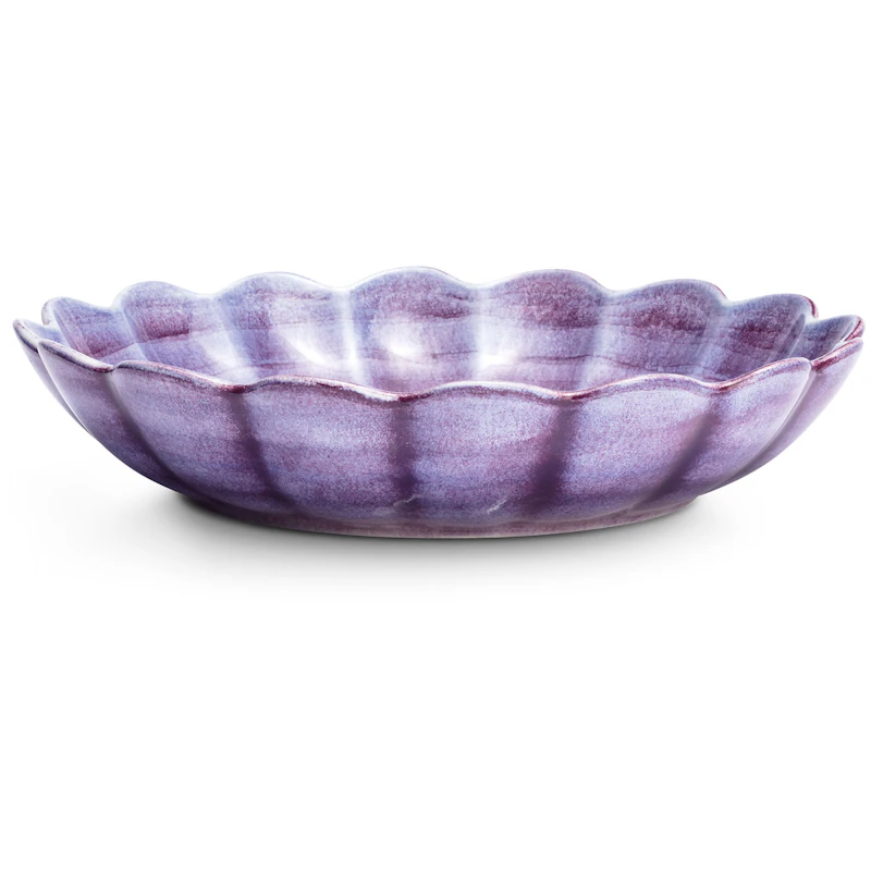 Oyster Skål 31 cm, Lilla