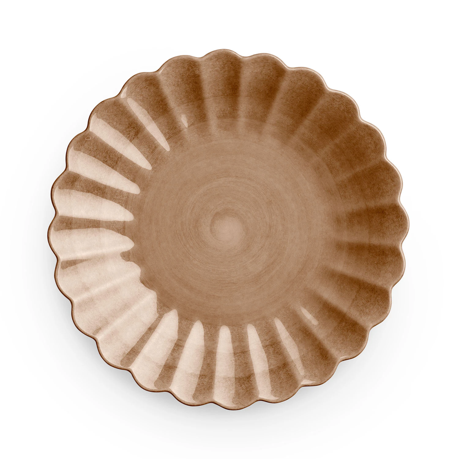 Mateus Oyster Tallerken Cinnamon 20 Cm - Asietter Keramik Kanel - ECN24B