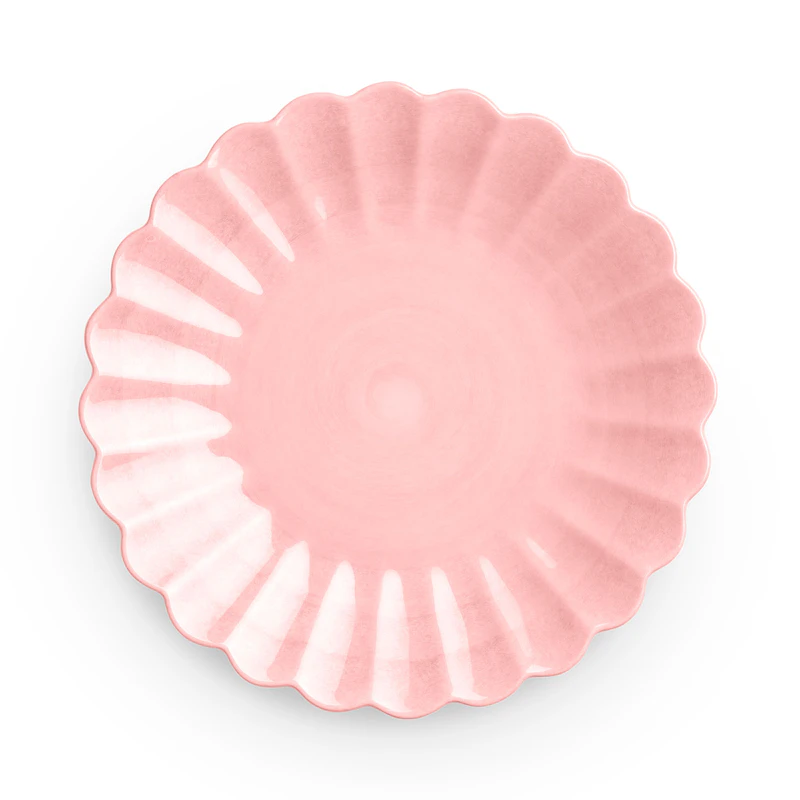Oyster Tallerken, Lyserød, 20 cm