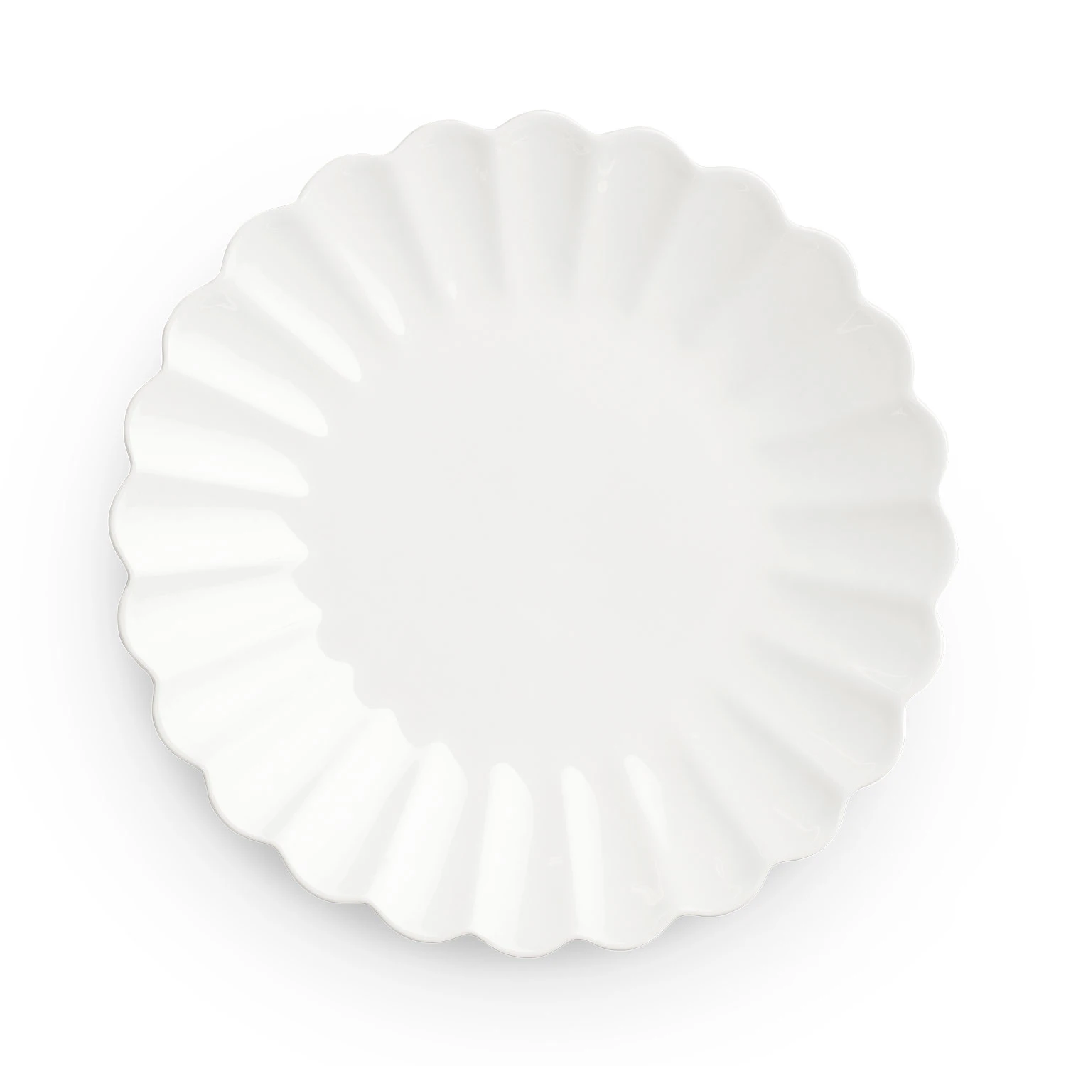 Mateus Oyster Tallerken 20 Cm - Asietter Keramik Hvid - EK24B