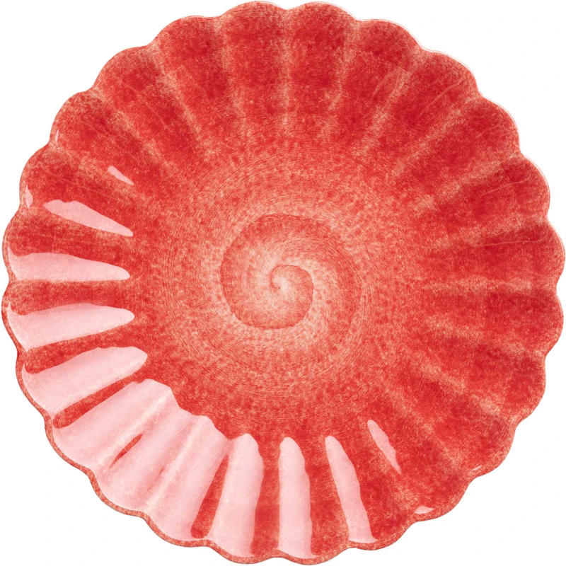 Oyster Tallerken 20 cm, Rød