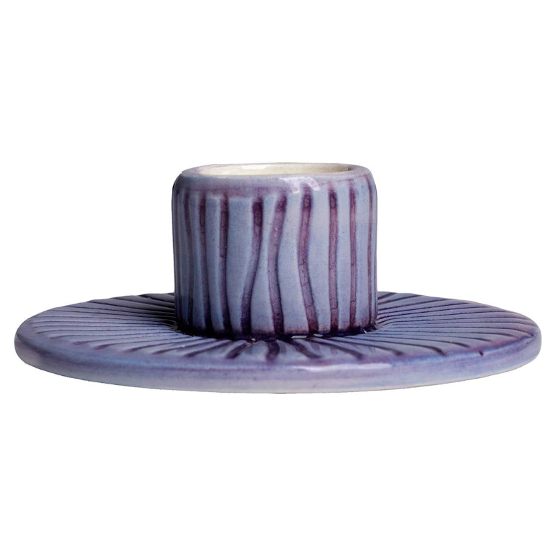 Stripes Lysestage 8 cm, Violet