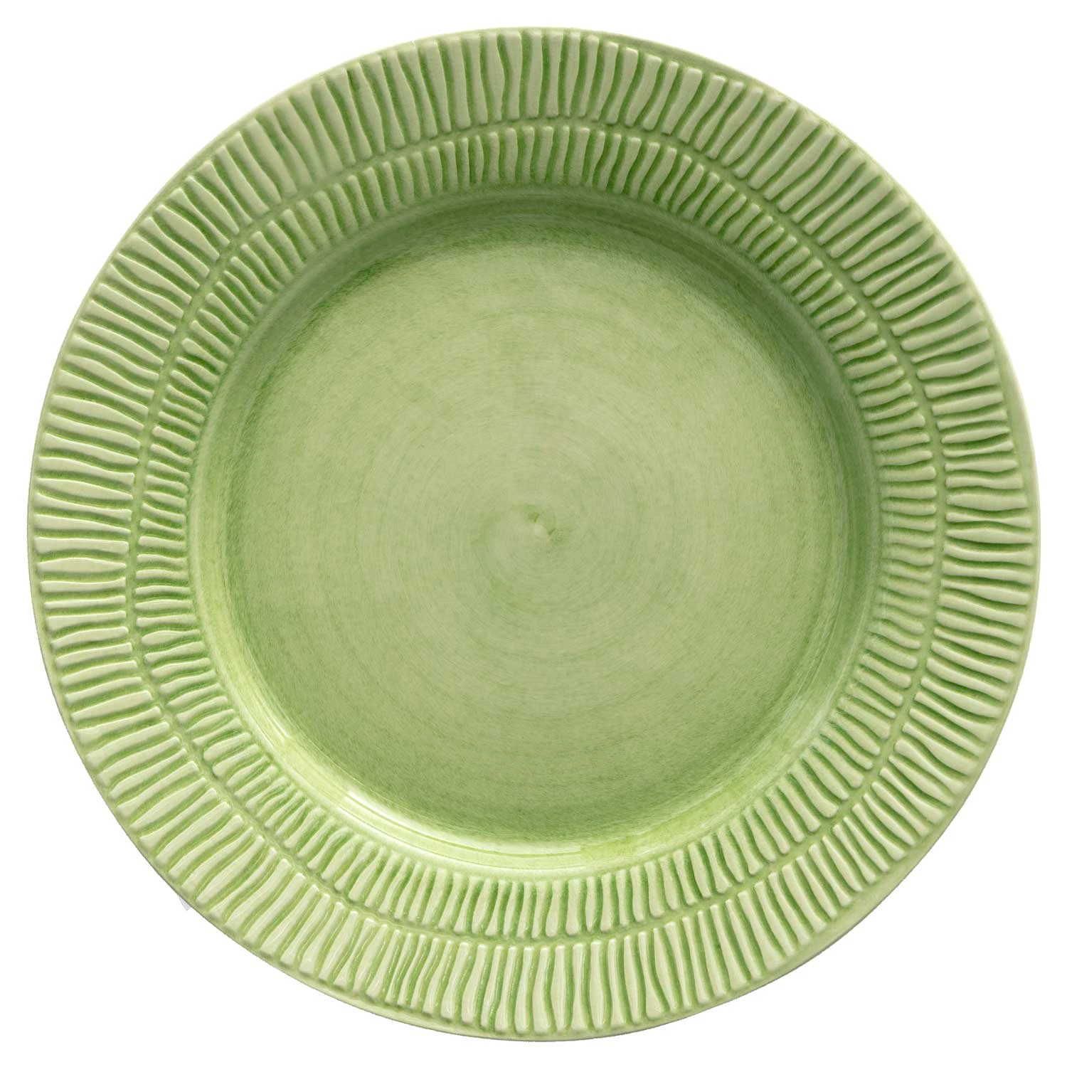 Mateus Stripes Tallerken 28 Cm - Middagstallerkner Keramik Gr&oslash;n - EQ01ST