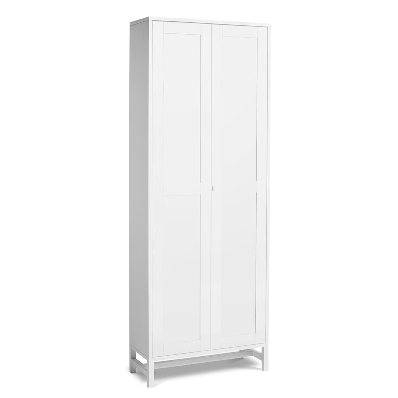 Falsterbo Skab 190 cm Covered Doors, Hvidt