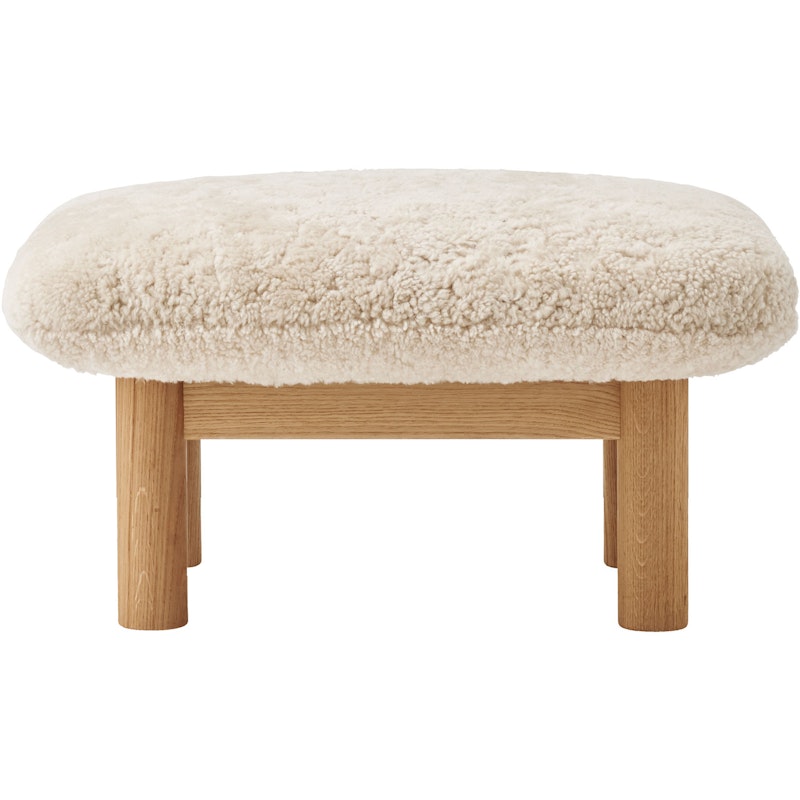 Brasilia Ottoman Naturlig Eg, Sheepskin Nature