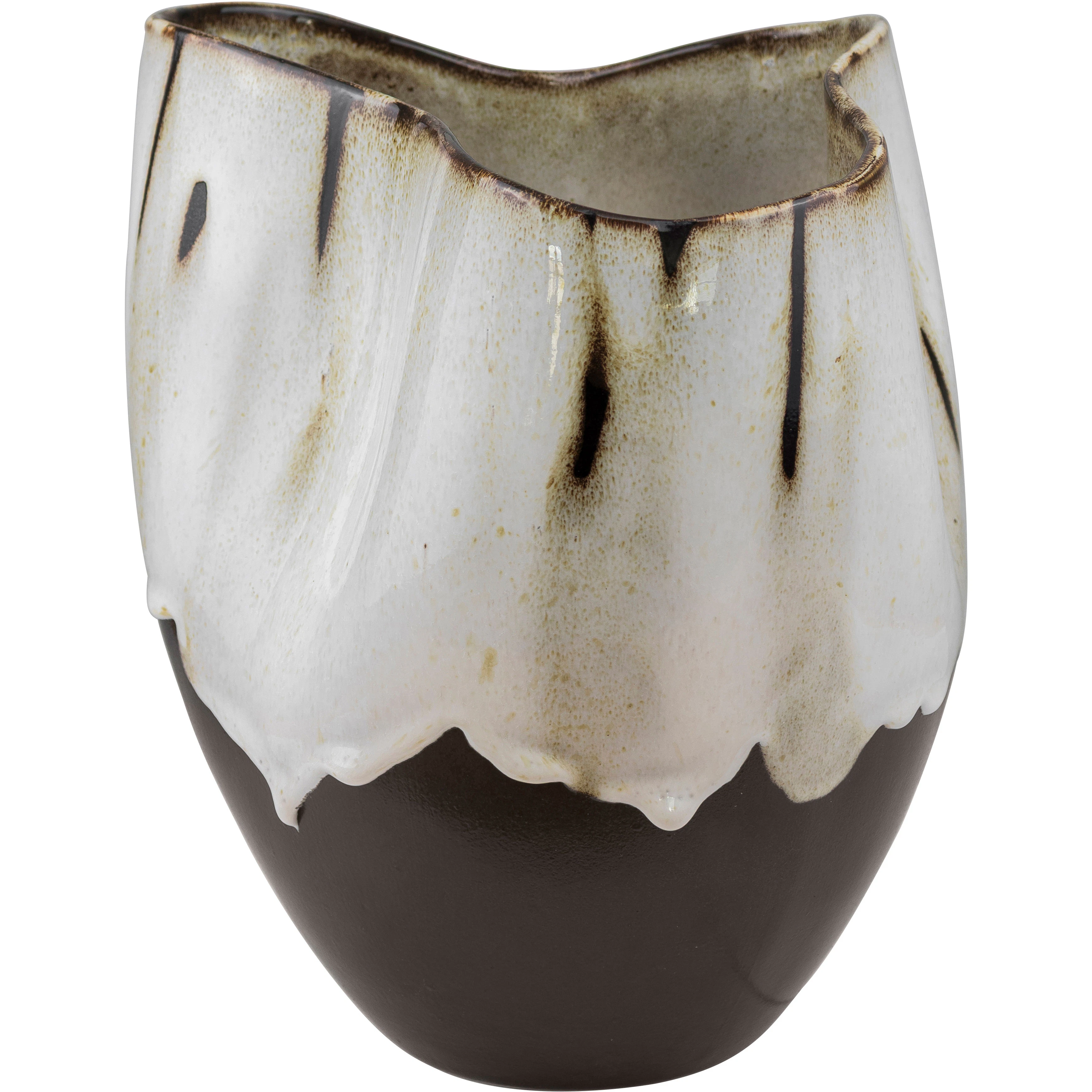 Mette Ditmer By Hand Vase Offwhite 24,5 Cm - Vaser Stent&oslash;j Off-White - BYHCUS41