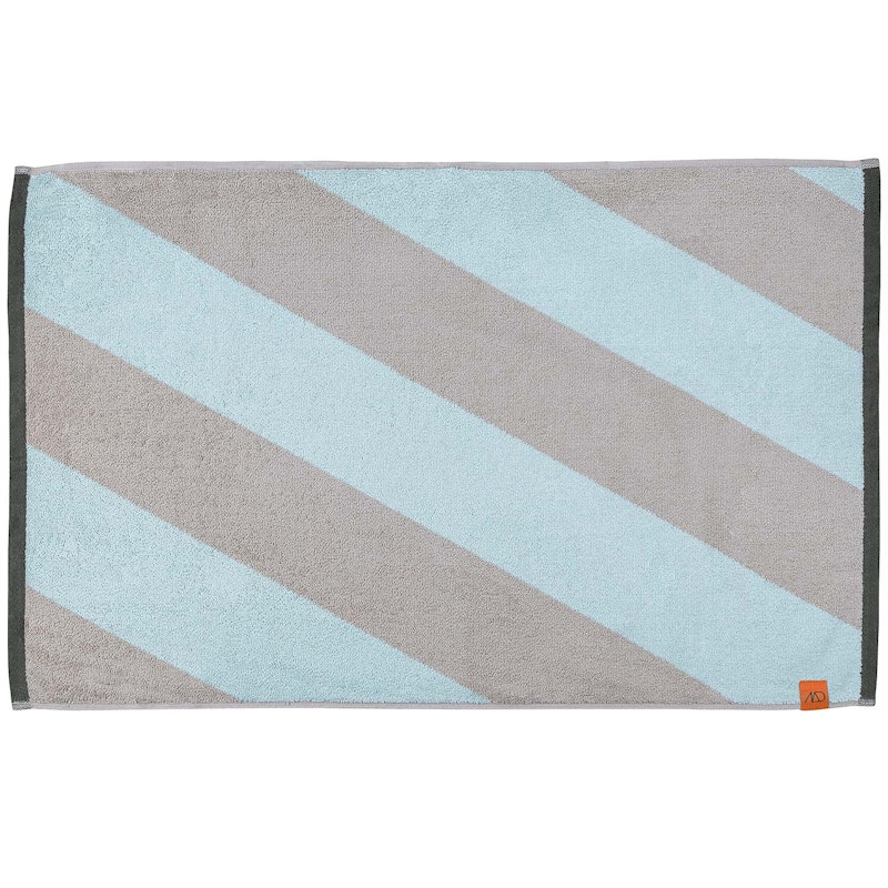 Diagonal Bademåtte 50x80 cm, Mint