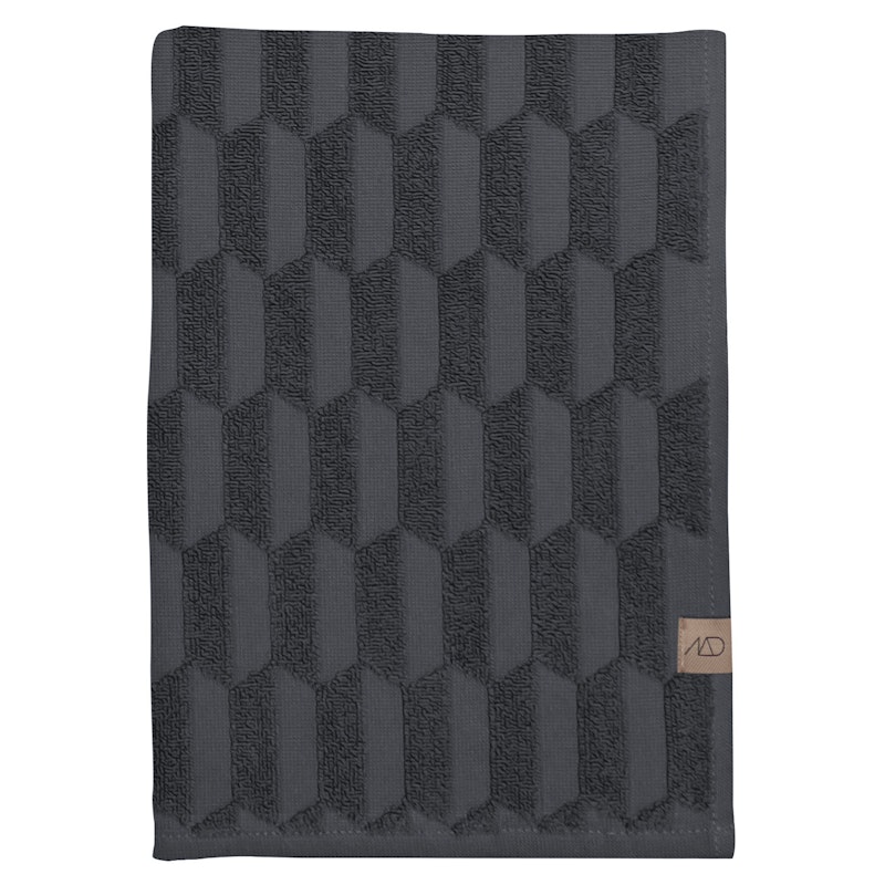 Geo Towel 50x95 cm, Anthracite