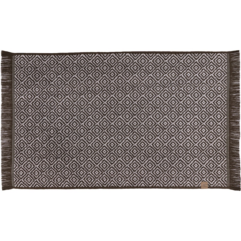Morocco Bademåtte 50x80 cm, Offwhite / Chocolate