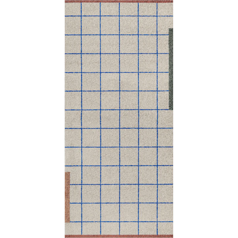Network Plastikmåtte Sand, 70x150 cm
