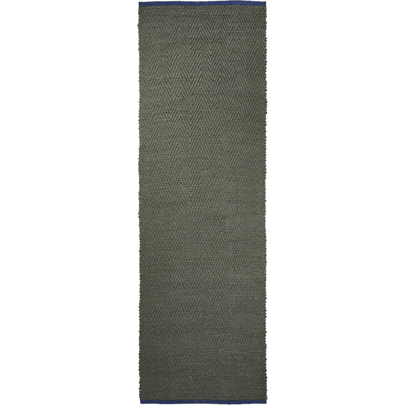 Notes Tæppe 80x245 cm, Olivengrønt