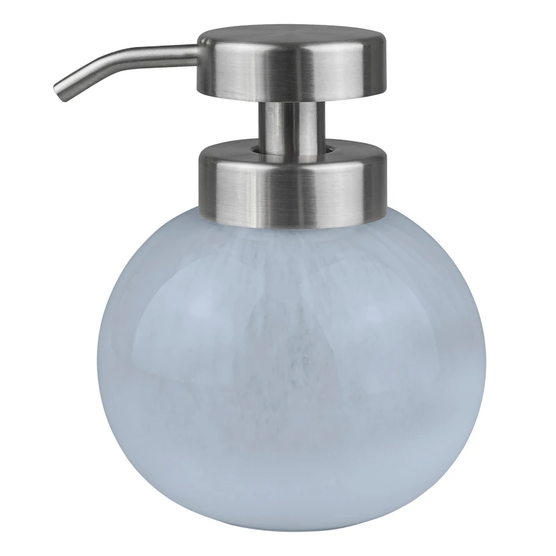 Opal Soap Dispenser, Light Blue