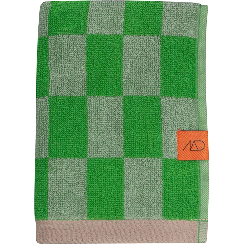 Retro Gæstehåndklæde 40x55 cm 2-pak, Classic Green