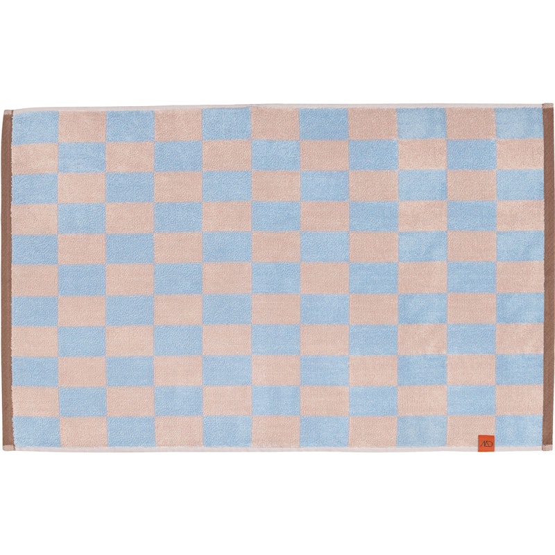 Retro Bademåtte 50x80 cm, Lyseblå