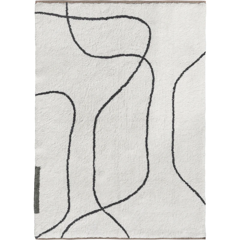Shadow Tæppe 100x140 cm, Offwhite