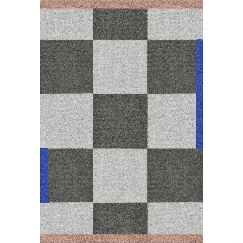 Square Plastikmåtte 55x80 cm, Olivengrøn