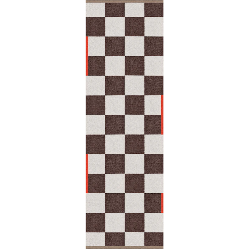 Square Plastikmåtte 77x240 cm, Brun