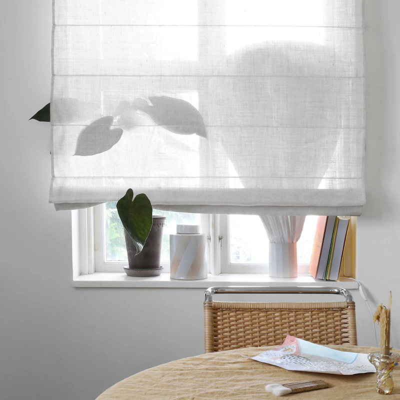Ellie Liftgardin 150x220 cm, Hvidt