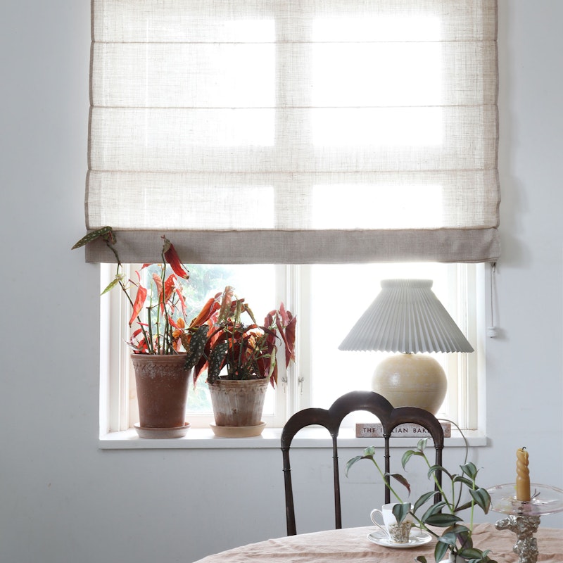 Ellie Liftgardin 160x220 cm, Naturlig Rosa