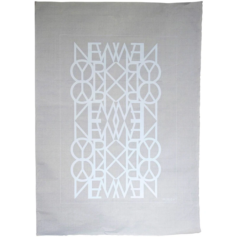 New York Peace Poster 50x70 cm, White