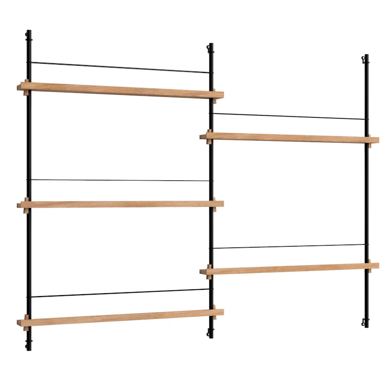 Magazine Hylde 123x162 cm, Eg/Sort