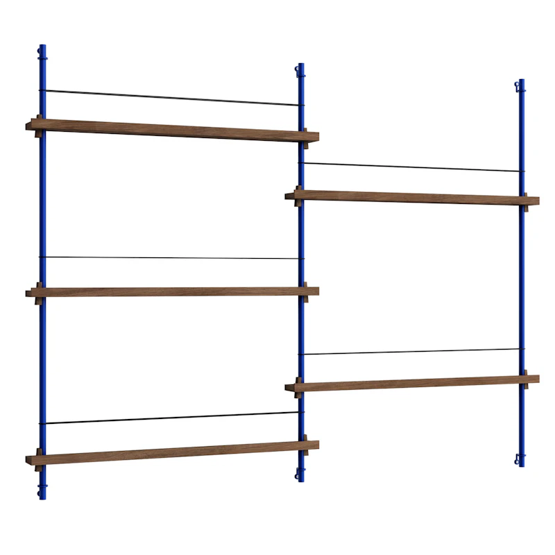 Magazine Hylde 123x162 cm, Røget Eg/Deep Blue