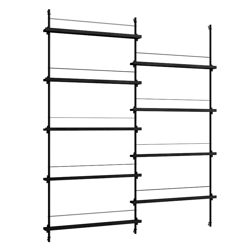 Magazine Hylde 162x188 cm, Sort