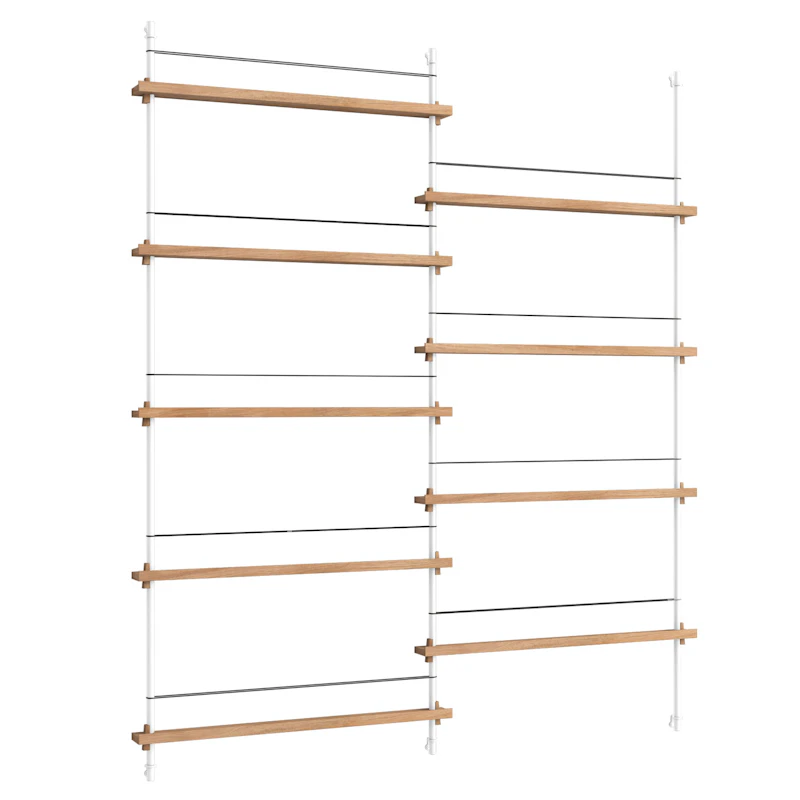 Magazine Hylde 162x188 cm, Eg/Hvid