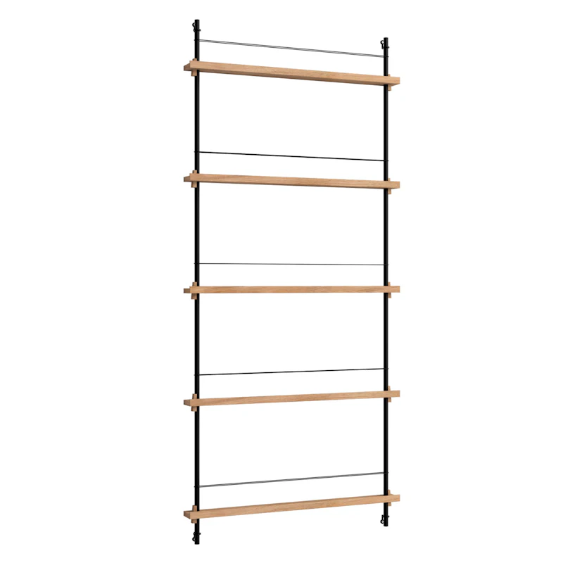 Magazine Hylde 85x188 cm, Eg/Sort