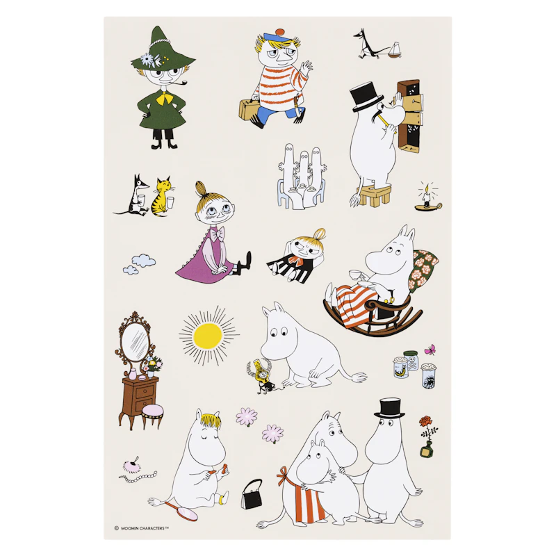 Moomin Klistermærker Tegn 1