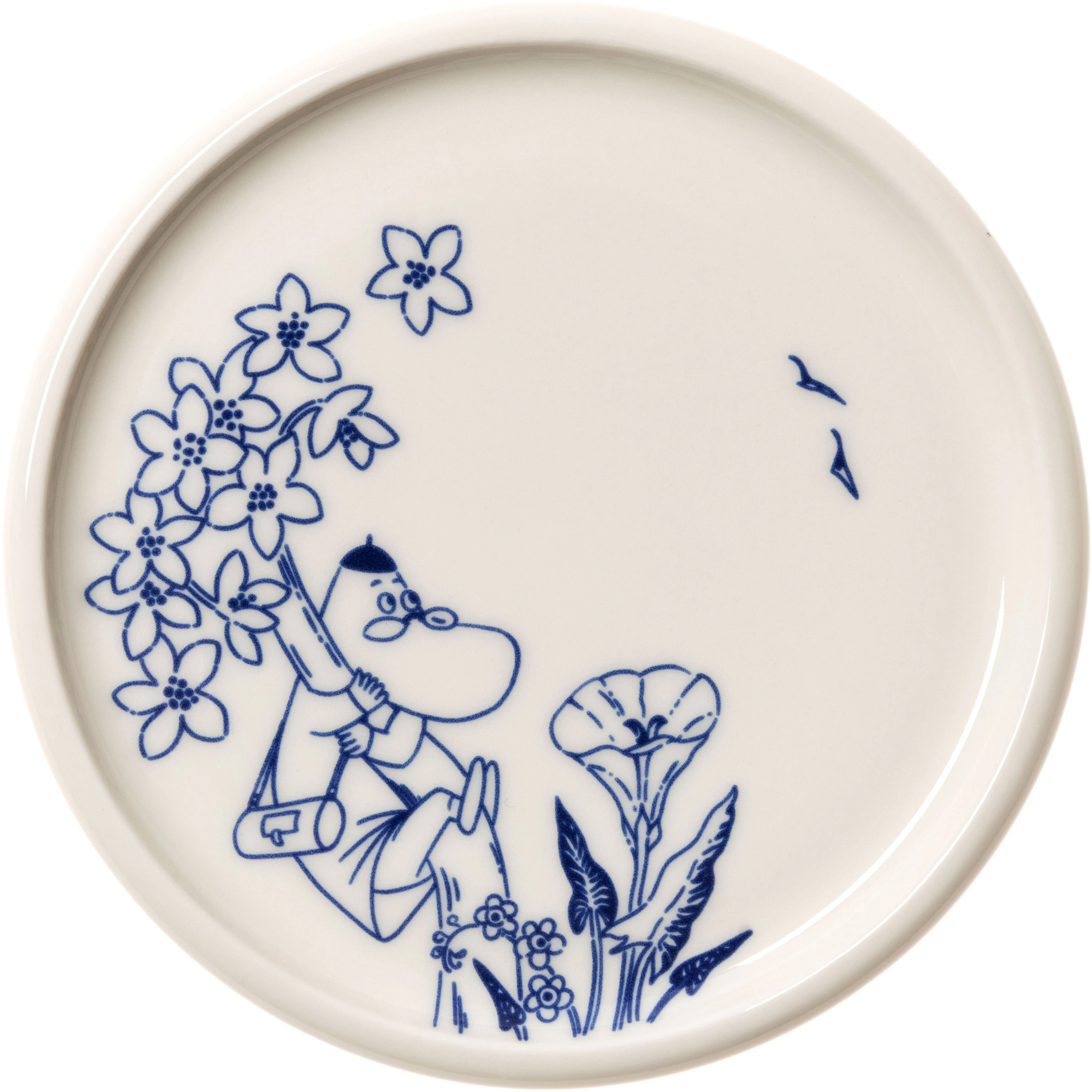 Moomin Arabia Moomin Minitallerken 12 Cm Haru Hemulen - Mumin-krus Vitroporcelain Hvid - 1083687