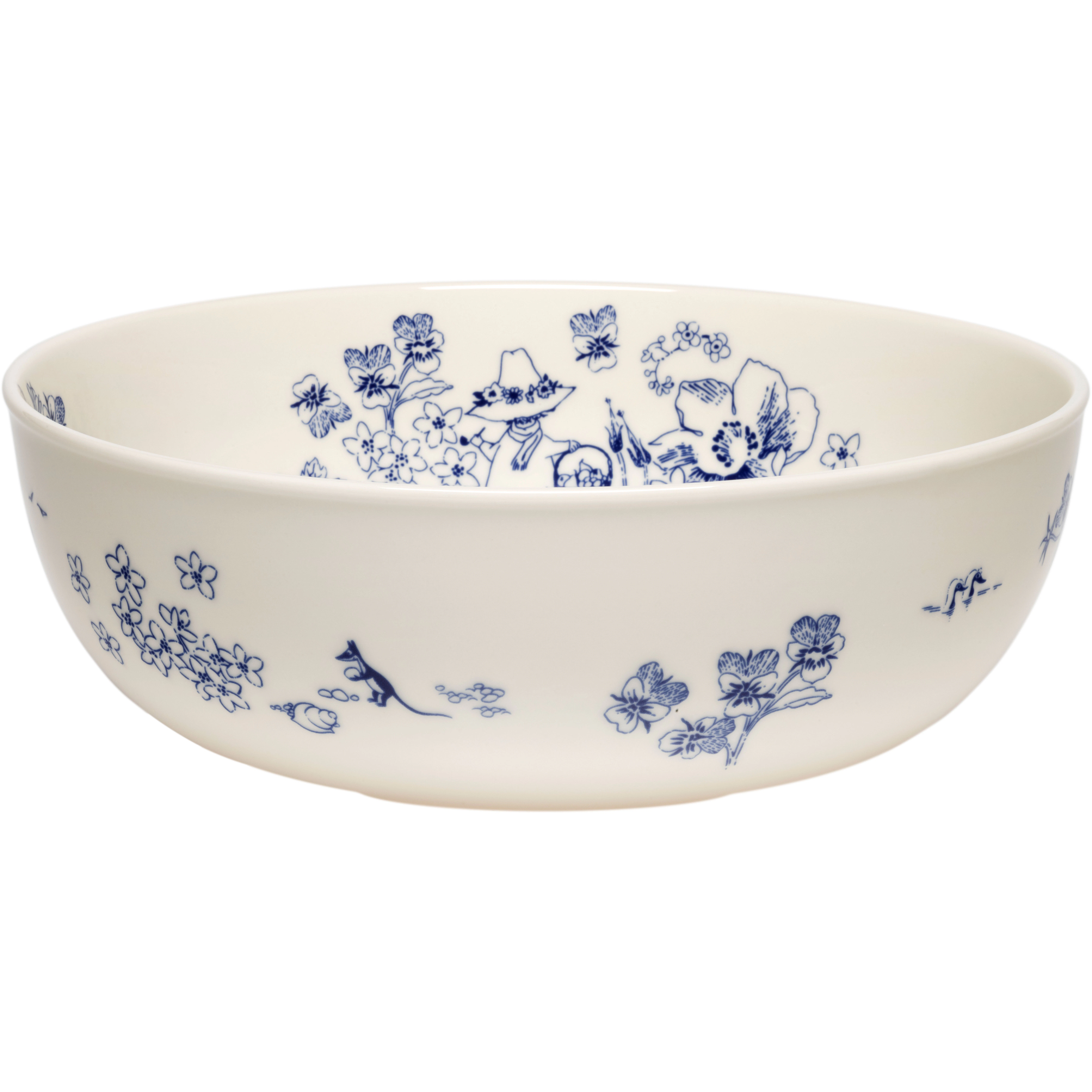 Moomin Arabia Moomin Serveringssk&aring;l 28 Cm Haru - Serveringssk&aring;le Vitroporcelain Hvid - 1083684
