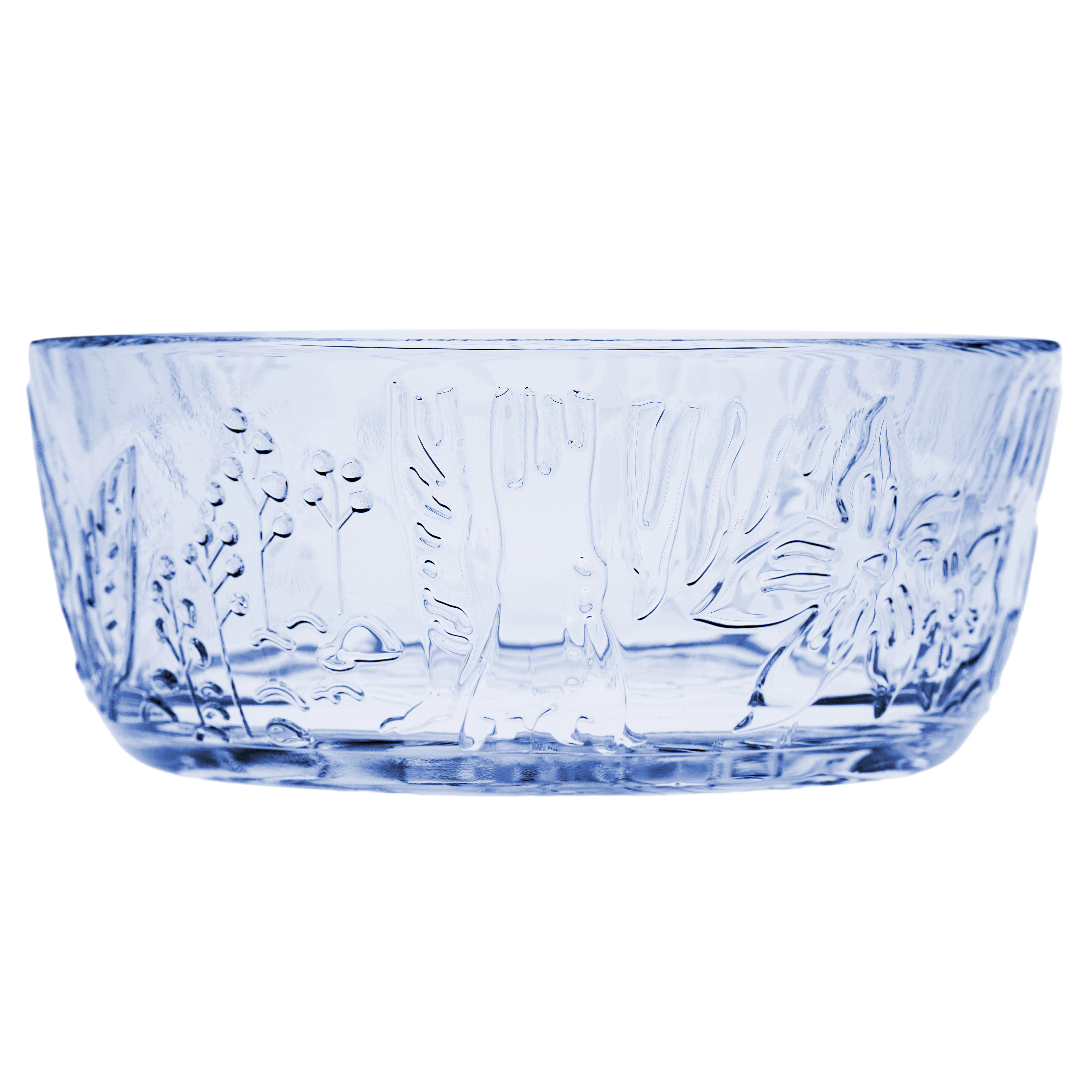 Moomin Arabia Moomin Sk&aring;l 35 Cl Aqua - Serveringssk&aring;le Glas Lysebl&aring; - 1079512