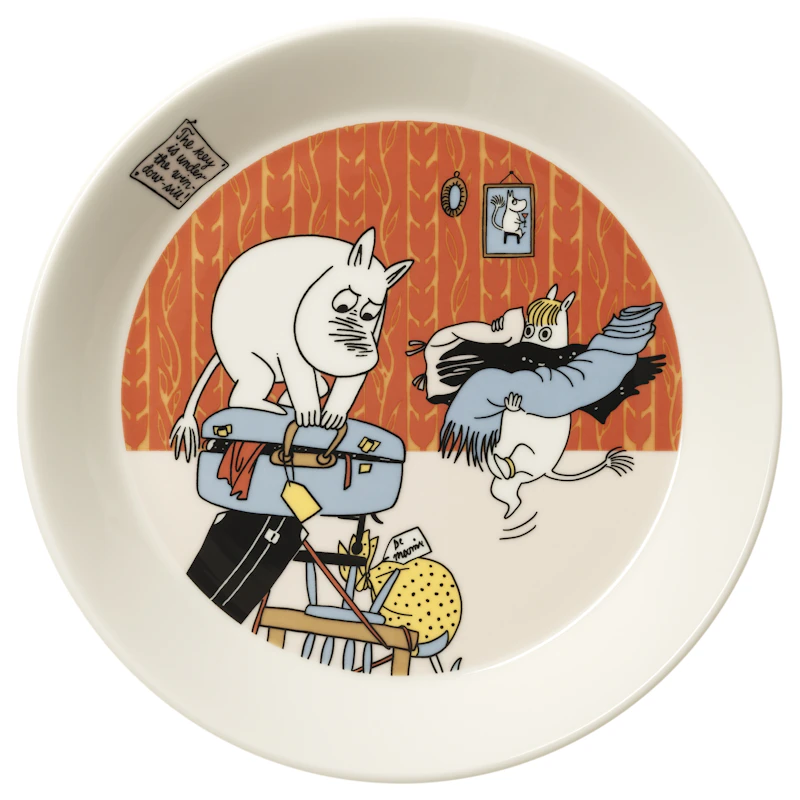 Moomin Tallerken 19 cm Ready for vacation