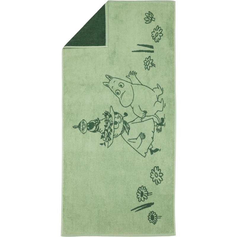 Mumin Badehåndklæde Venner for altid 70x140 cm