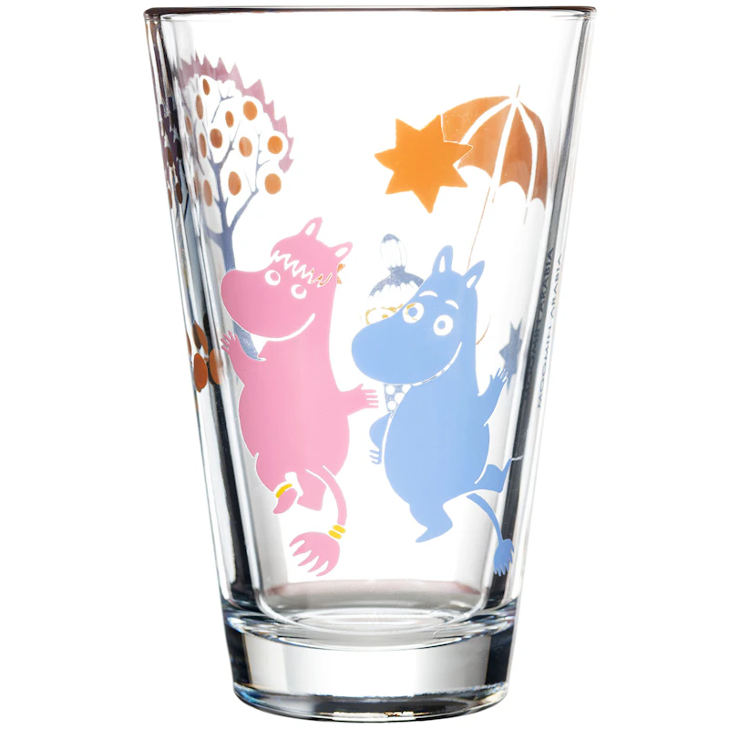 Mumin Drikkeglas Fest 2-pak