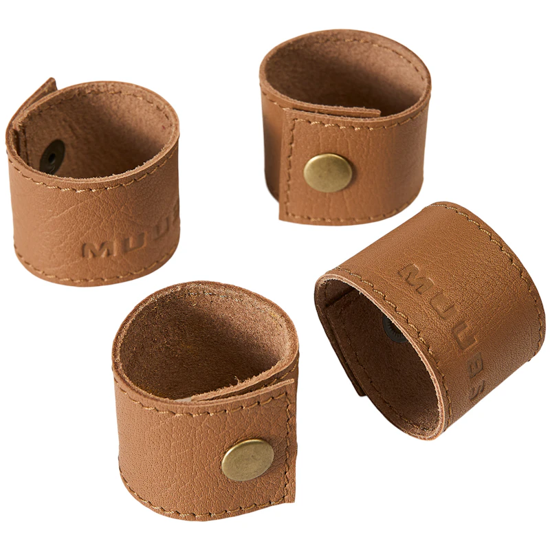 Camou Servietringe 4-pak, Camel