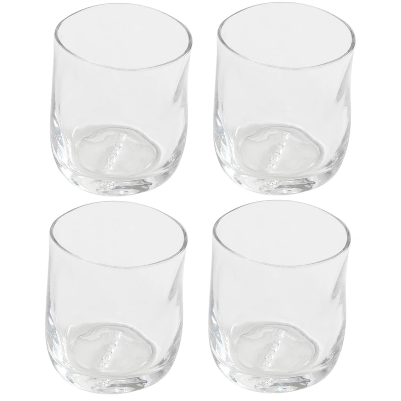 Furo Drikkeglas Klart 4-pak, H9 cm