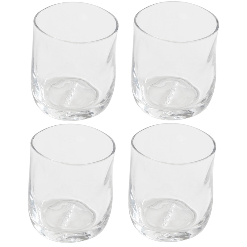 Furo Drikkeglas Klart 4-pak, H9 cm