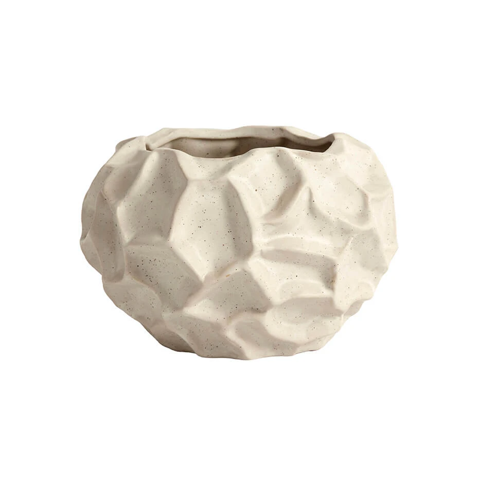 Muubs Soil Krukke &Oslash;18 Cm Vanilla - Krukker Stent&oslash;j Vanilje - 9490000104
