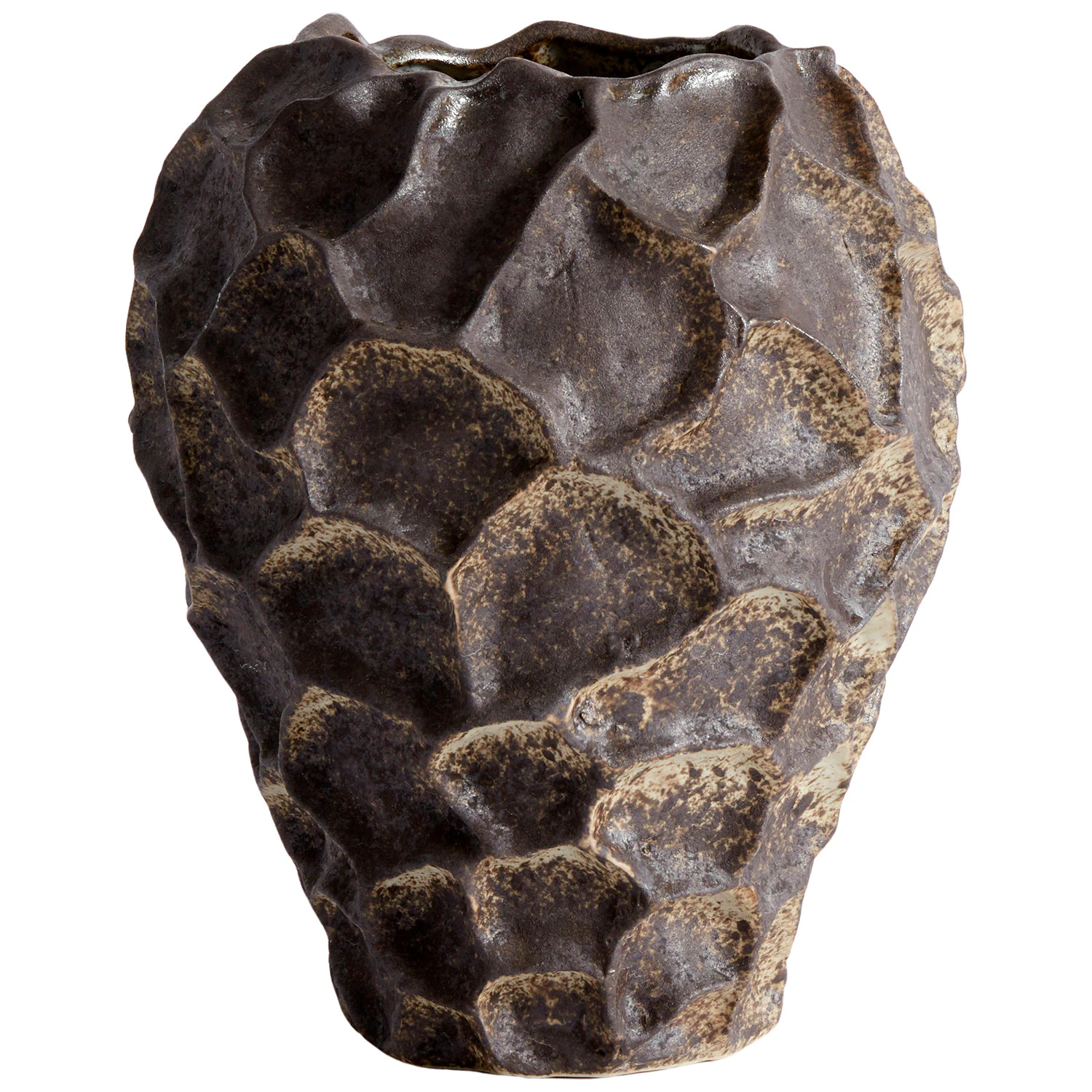 Muubs Soil Vase 18x21,5 Cm Chocolate - Vaser Keramik Chokolade - 9490000103