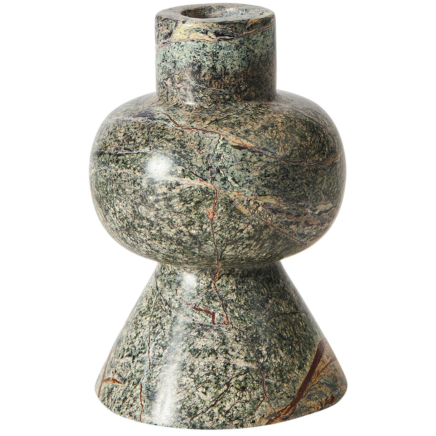 Muubs Vita Lysestage 12 Cm - Lysestager Marmor Seagrass - 9190002224