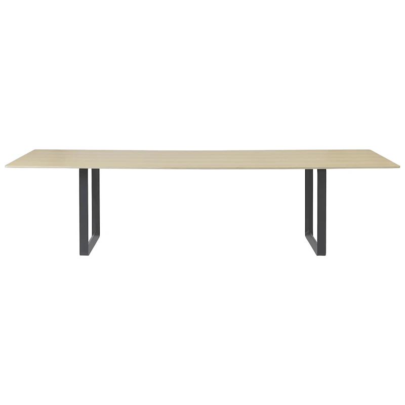 70/70 Bord 108x295 cm, Massiv Eg / Sort