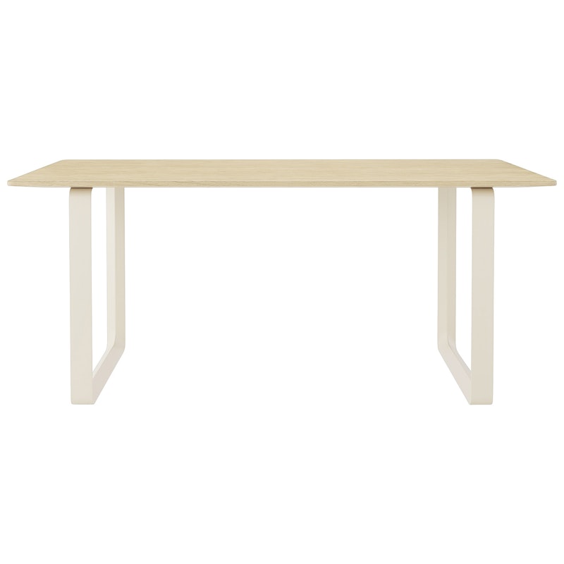 70/70 Bord 85x170 cm, Massiv Eg / Sand