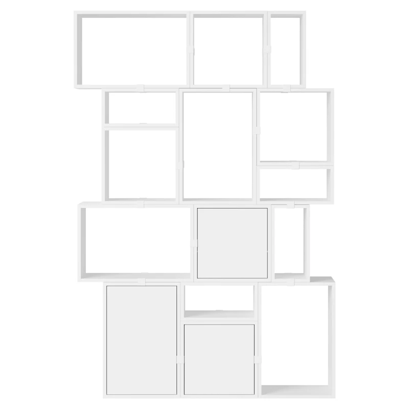Stacked Configuration 2 Boghylde, Hvid