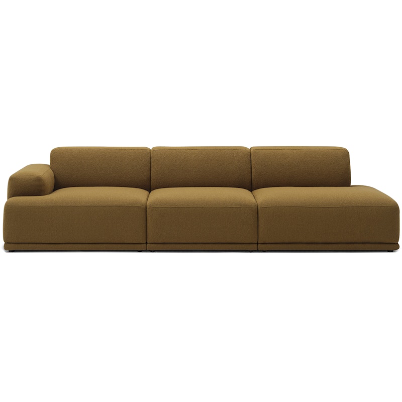 Connect Soft Modulopbygget 3-personers Sofa Med Åben Højre Side, Hearth 008