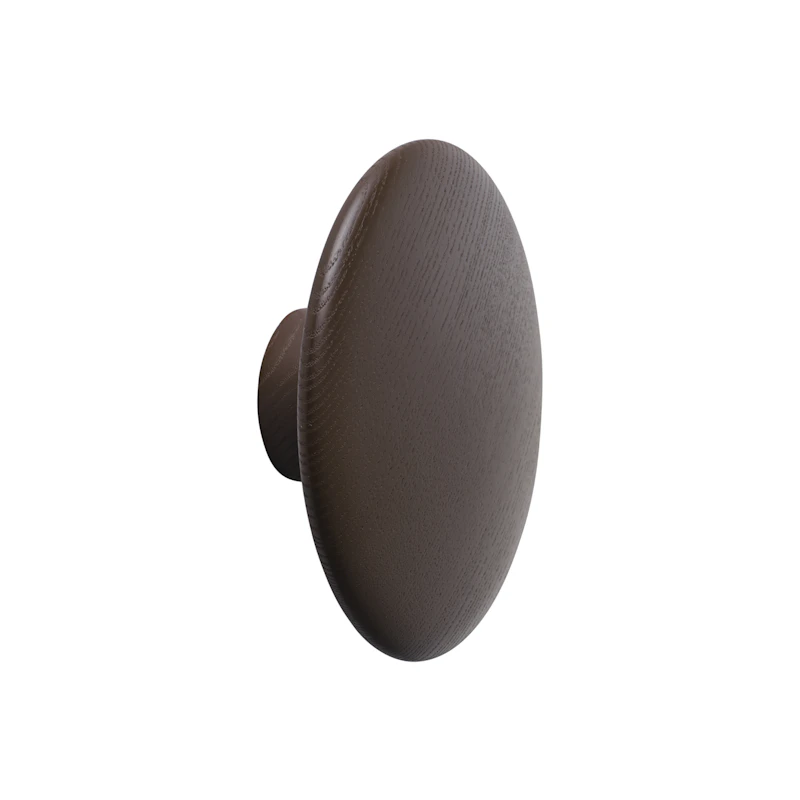 Dots Krog Træ Ø 13 cm, Brun-rød