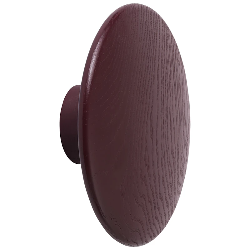 Dots Krog Træ Ø17 cm, Burgundy