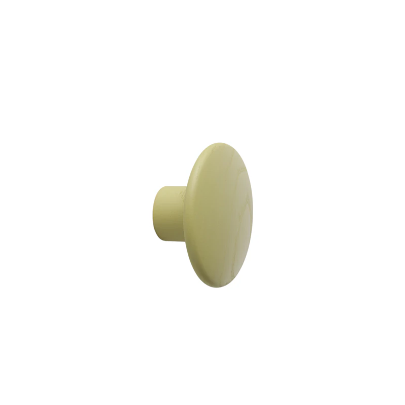 Dots Krog Træ Ø 9 cm, Lys oliven