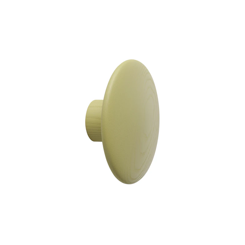 Dots Krog Træ Ø 9 cm, Lys oliven
